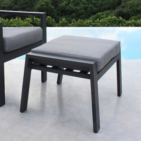 Poggiapiedi Giacarta Antracite 65x56x41cm