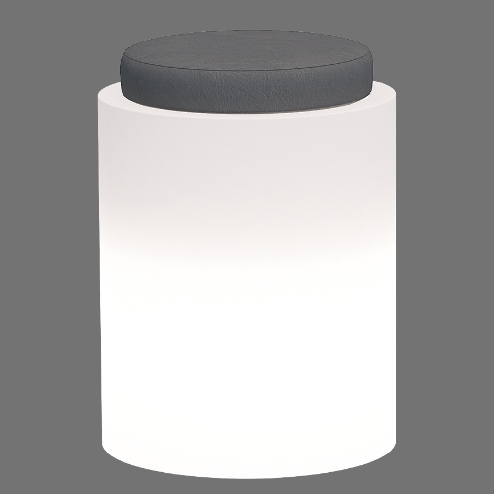 Pouf da giardino a LED Comfy Round Bright Monacis -2