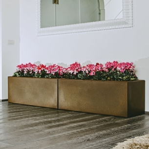Portavaso da esterno rettangolare 100x40cm Matera Monacis -4