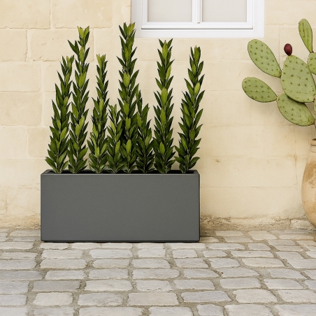 Portavaso da esterno rettangolare 100x40cm Matera Monacis -2