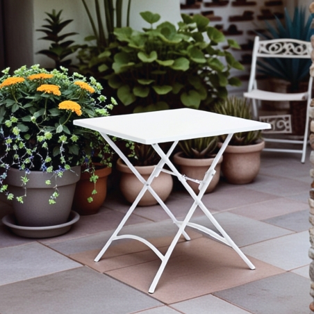 Tavolo Bristol 70x70 - Bianco