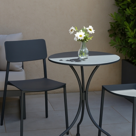 Tavolo Bristol Ø 60 - Antracite