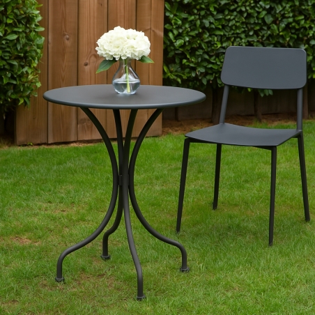 Tavolino tondo diametro 60 cm taupe - Bristol