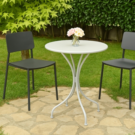 Tavolo Bristol Ø 60 - Bianco