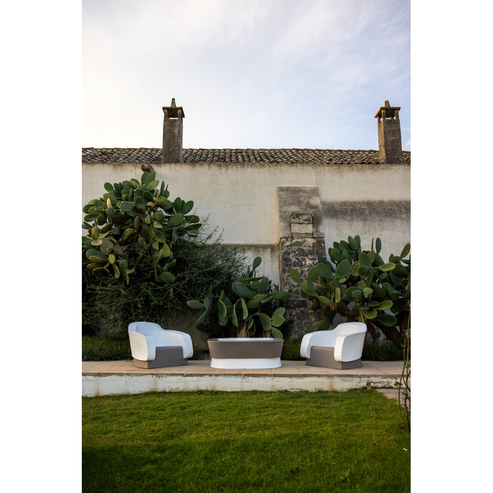 copy of Poltona colorata da giardino Klimt Kloris | Kiwi & Bianco -2