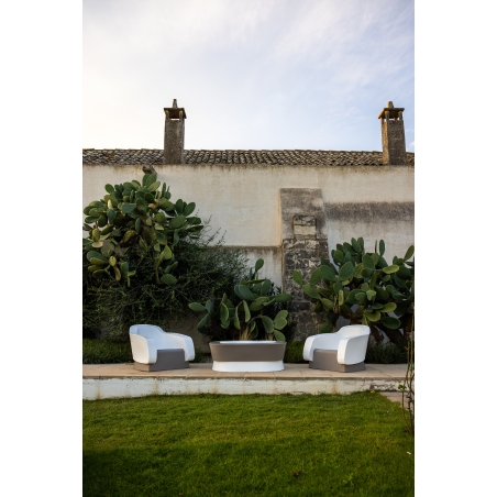 copy of Poltona colorata da giardino Klimt Kloris | Kiwi & Bianco -2