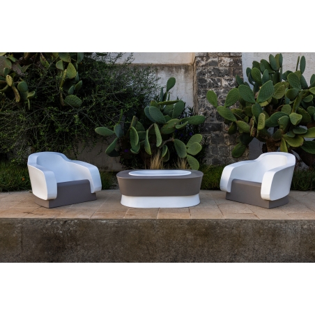 copy of Poltona colorata da giardino Klimt Kloris | Kiwi & Bianco -4