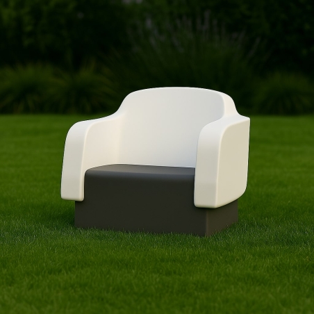 copy of Poltona colorata da giardino Klimt Kloris | Kiwi & Bianco -1