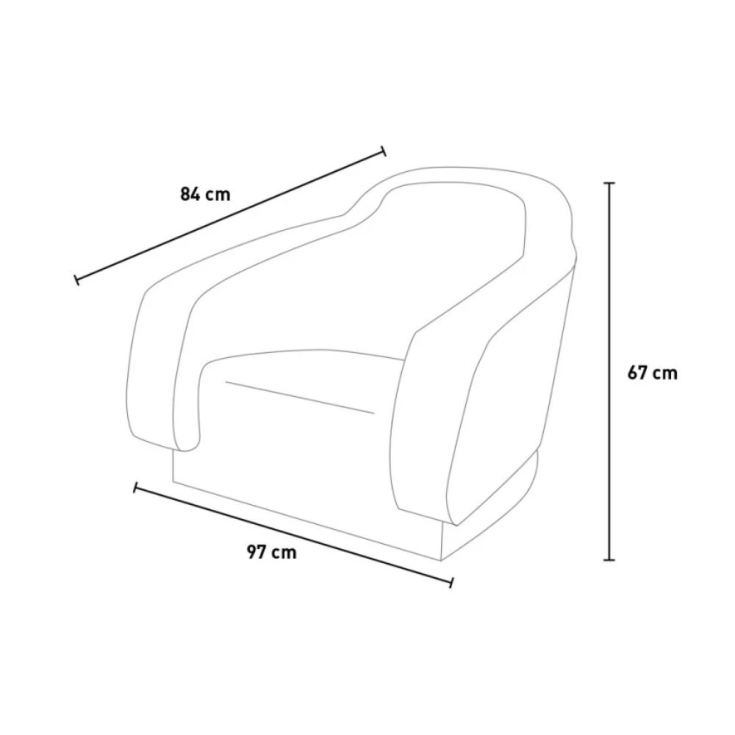 copy of Poltona colorata da giardino Klimt Kloris | Kiwi & Bianco -2