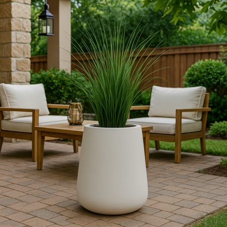 Portavaso da giardino a Goccia TOP alto 75cm Cromia - Monacis -1