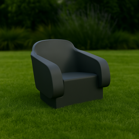 Sedia da giardino Grafite Klimt Kloris -1