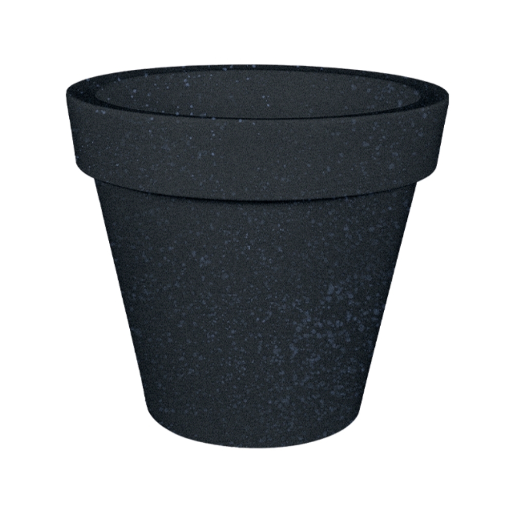 Vaso tutta capienza rotondo 80 cm e alto 71 cm in polietilene Romano Kloris -15