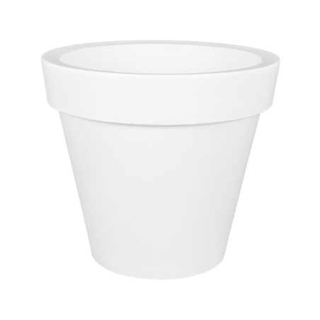 Vaso tutta capienza rotondo 80 cm e alto 71 cm in polietilene Romano Kloris -18