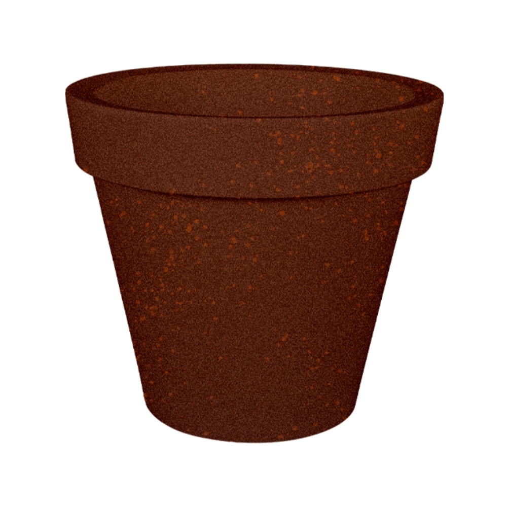 Vaso tutta capienza rotondo 100 cm e alto 89 cm in polietilene Romano Kloris -13