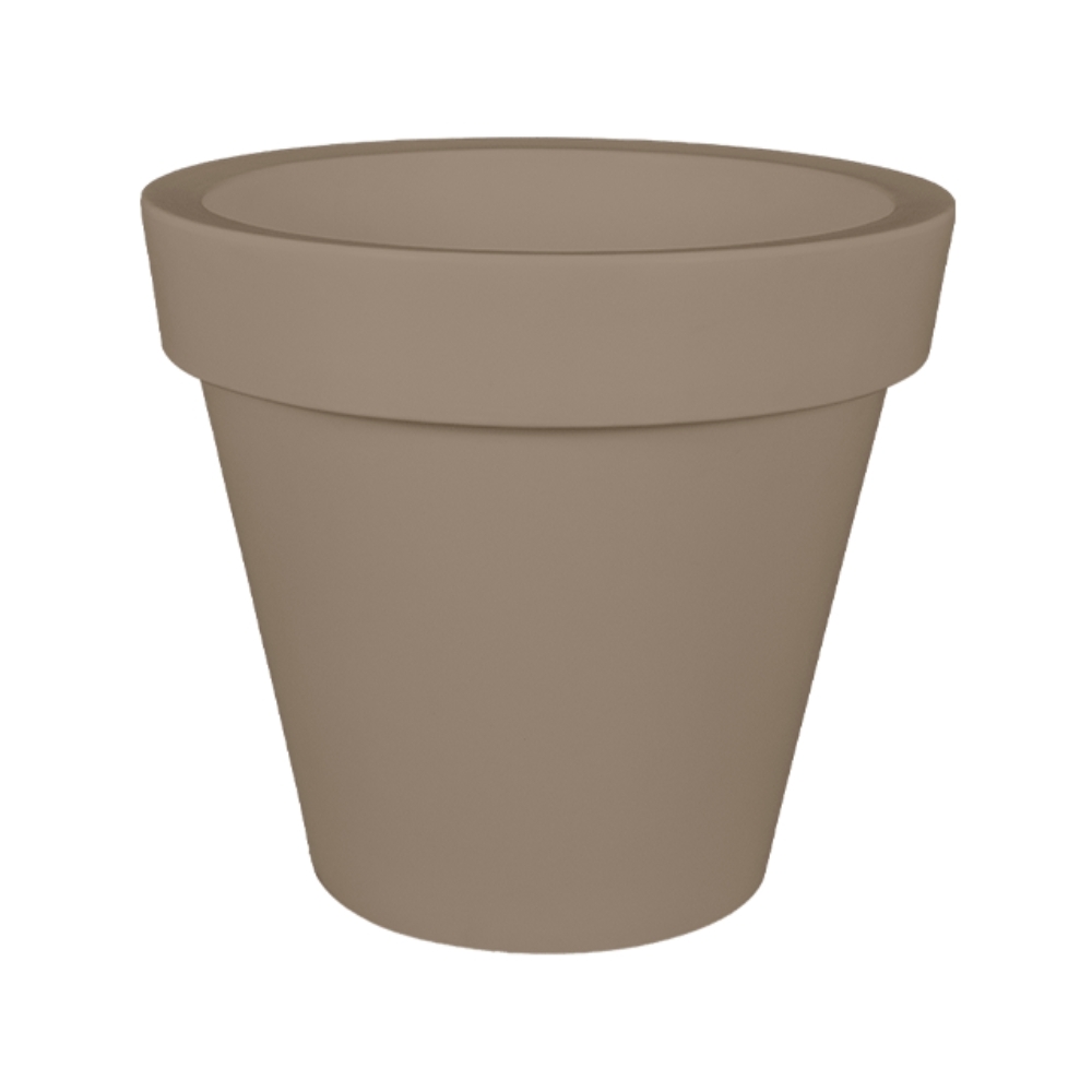 Vaso tutta capienza rotondo 100 cm e alto 89 cm in polietilene Romano Kloris -16