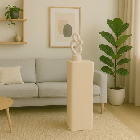 Espositore colonna 70 h cm in polietilene quadrata - Sweet Table -4