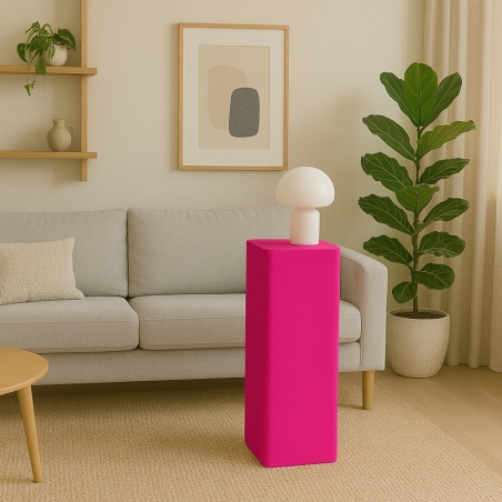 Espositore colonna 70 h cm in polietilene quadrata - Sweet Table -11