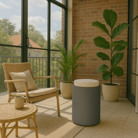 copy of Pouf da esterno altezza 54 cm Comfy Round Monacis -2