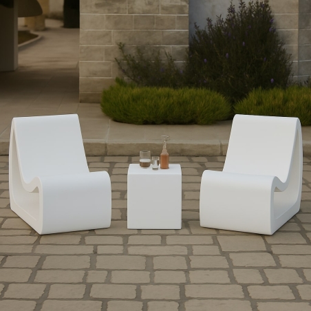 Seduta da esterno colorata Fusion Kloris -4