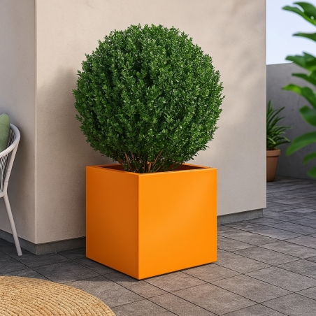 Vaso da esterno 35 h cm tutta capienza in polietilene Ellenico -6