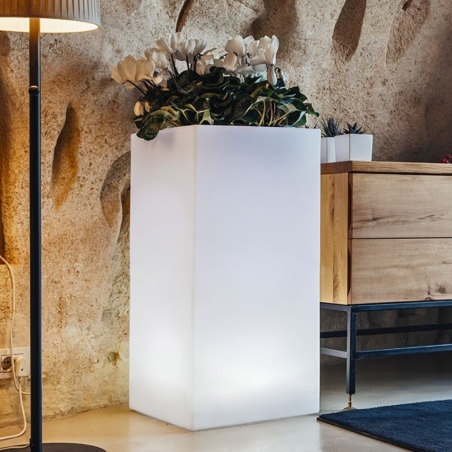 Espositore luminoso alto 80 cm YouCube Top Bright Monacis -1