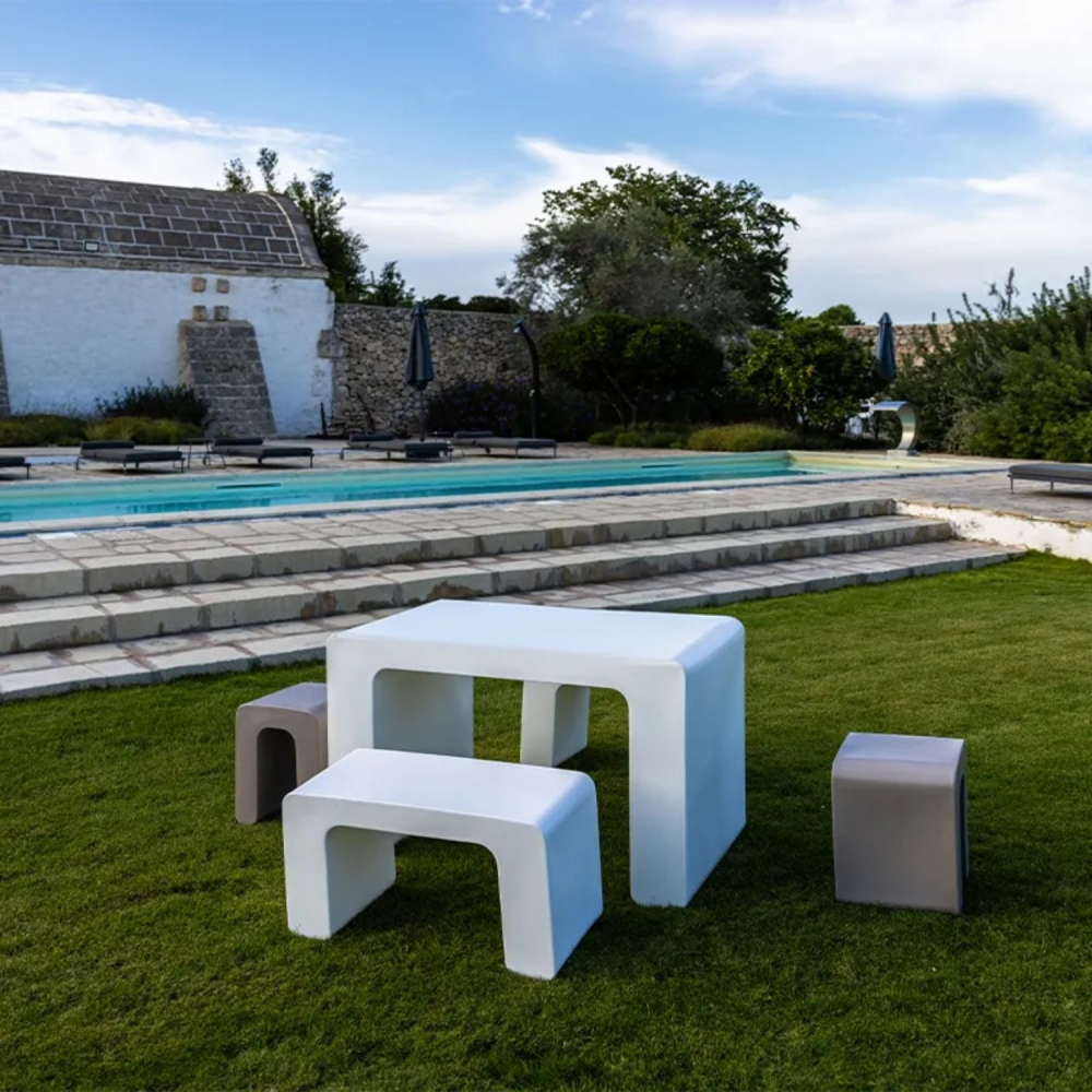 Sgabello colorato una seduta Zip Small -12