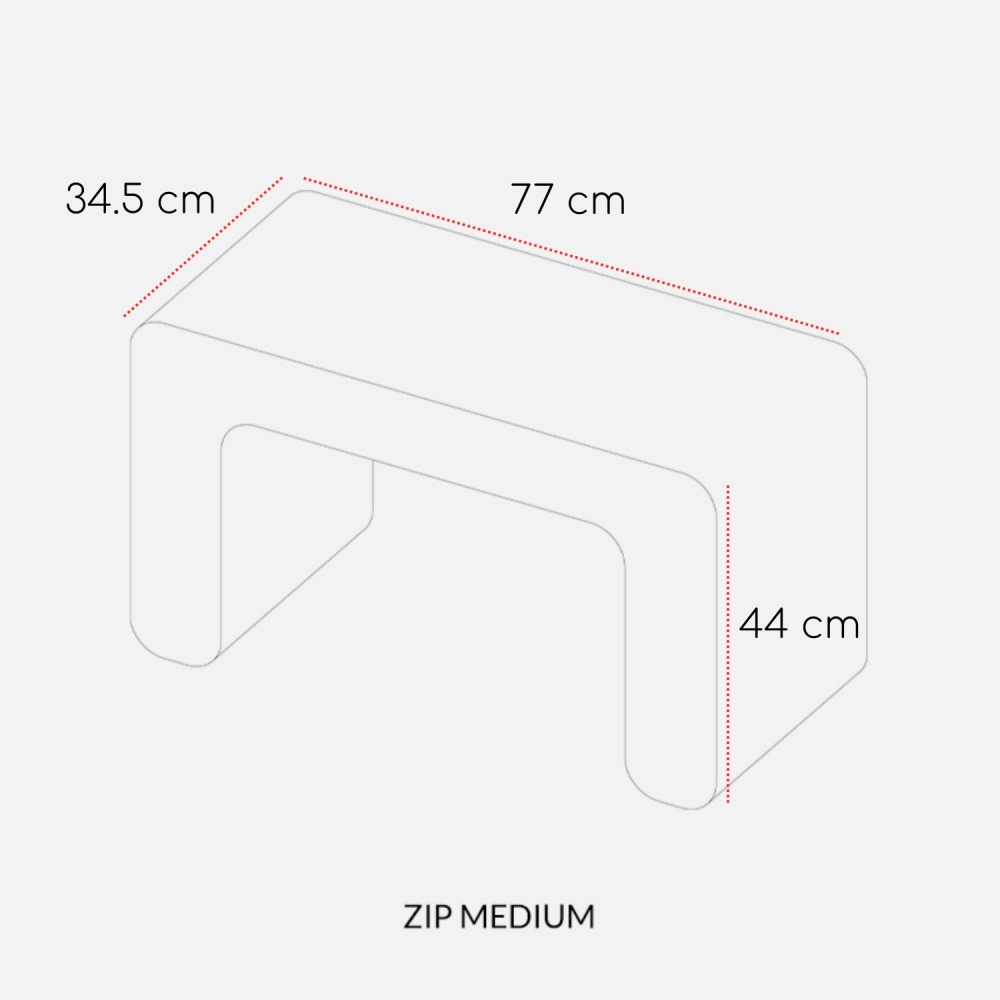 copy of Sgabello colorato una seduta Zip Small -13