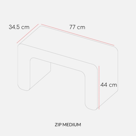 copy of Sgabello colorato una seduta Zip Small -13