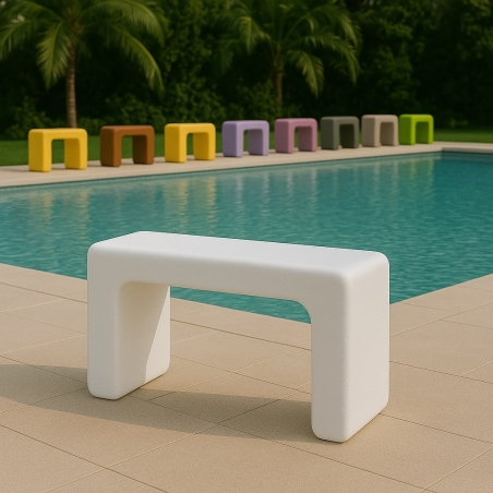 Sgabello colorato doppia seduta Zip Medium -1