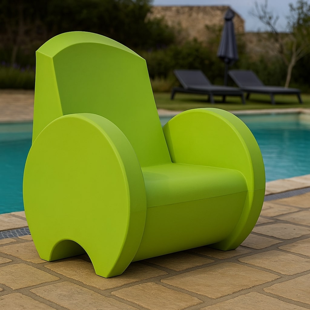 Poltrona da giardino verde Sunset Kloris -2