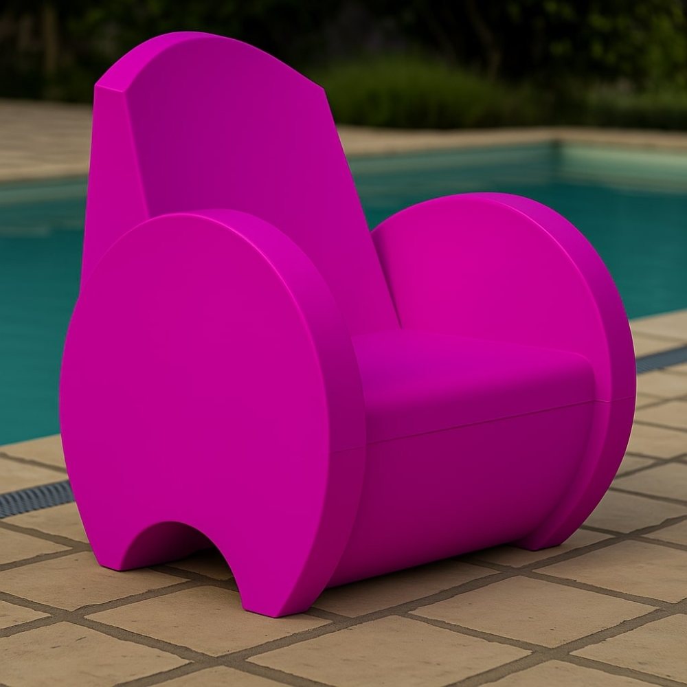 Poltrona da giardino viola Sunset Kloris -2