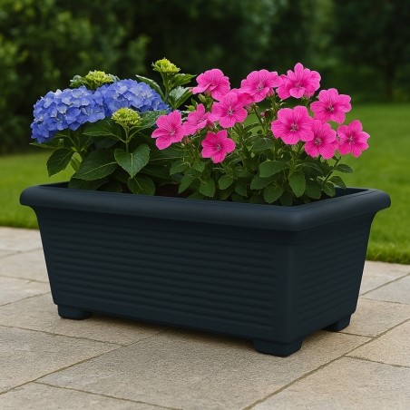 Fioriera rettangolare 100x48 cm millerighe Kloris -6