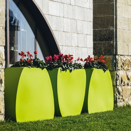 Fioriera da giardino in polietilene alta 80cm Heart Monacis -4