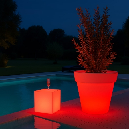 Vaso Luminoso Gemma Bright Monacis - Polietilene Made in Italy -4