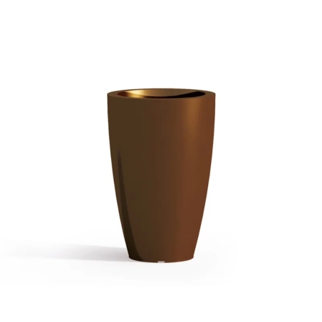 Vaso 50 cm tutta capienza in polietilene Prisma Round Monacis -8