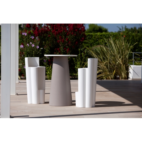 Tavolo alto verde in polietilene Mikò 2.0 -3