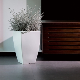 Vaso in polietilene alto 50 cm Prisma Square Monacis -1