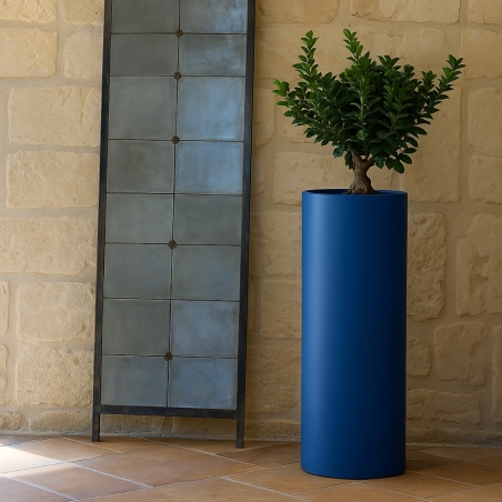 Vaso in polietilene colorato Barocco altezza 70cm -4