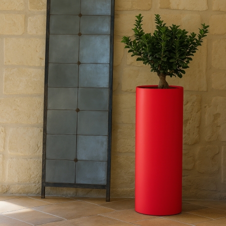 Vaso in polietilene colorato Barocco altezza 70cm -8