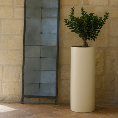 Vaso in polietilene colorato Barocco altezza 70cm -15