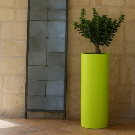 Vaso in polietilene colorato Barocco altezza 70cm -6