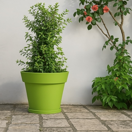 Vaso da giardino 50 cm in polietilene Gemma Monacis -6