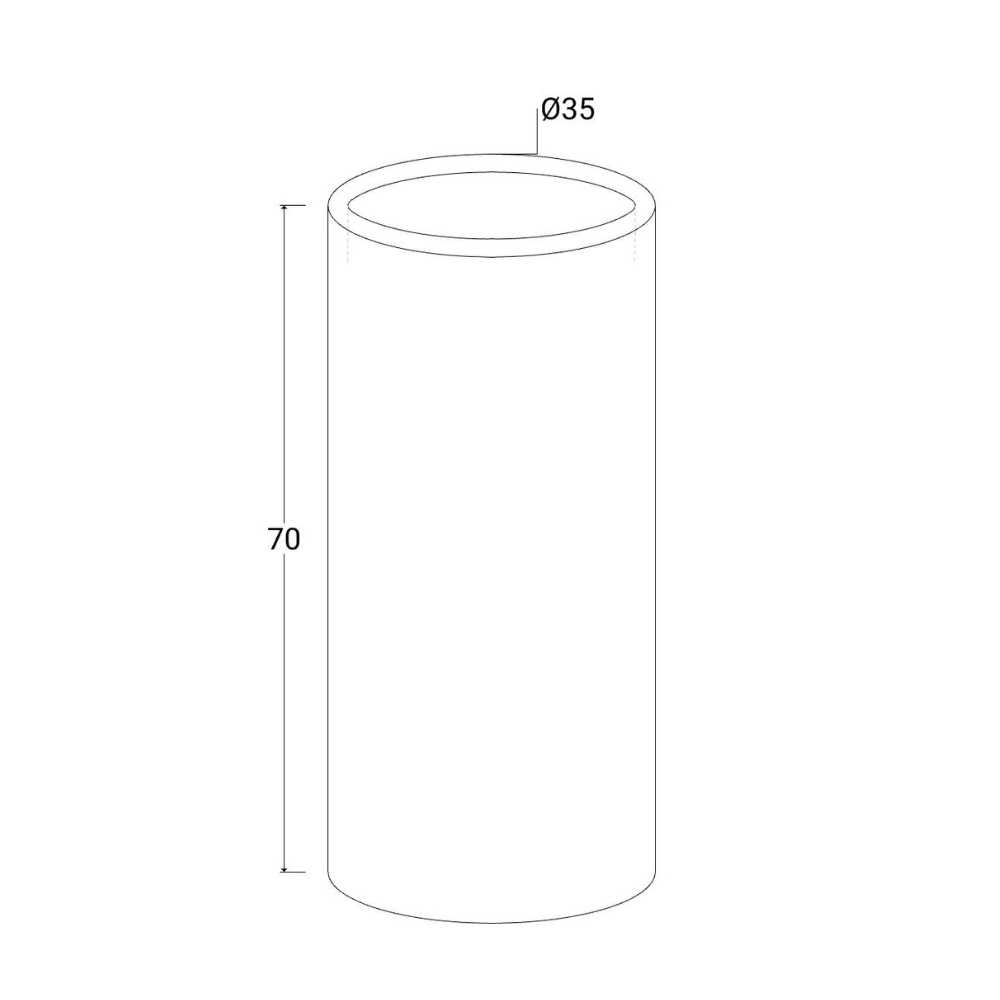 Vaso da esterno 70 h cm tutta capienza in polietilene - Barocco -29