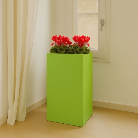 Vaso alto da giardino 80 cm Cube Top Monacis -7