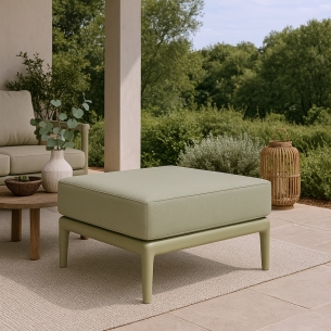 Pouf in polipropilene verde...