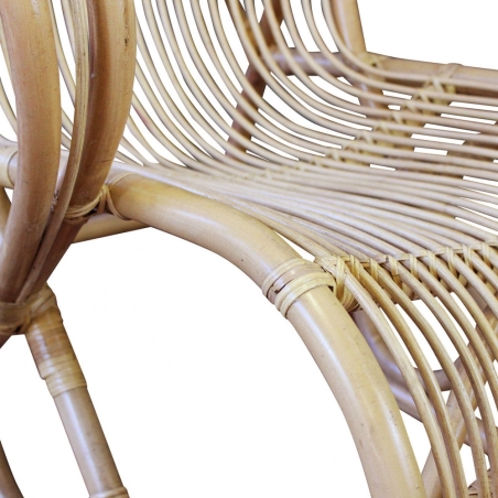 Poltrona a dondolo in bamboo - Paloma