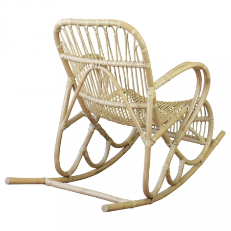 Poltrona a dondolo in bamboo - Paloma