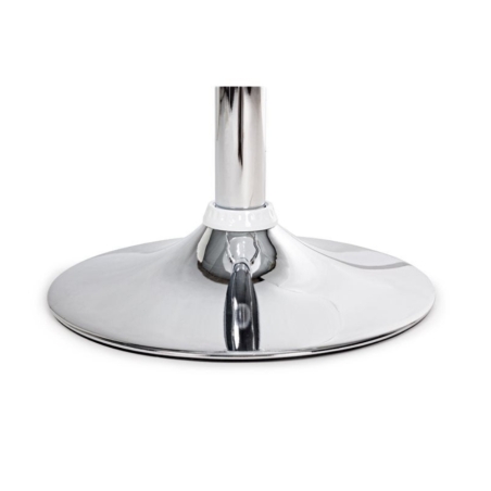 Sgabello girevole e regolabile in ABS nero - HARLAN