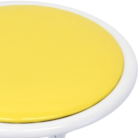 Sgabello basso pieghevole con imbottitura GIALLO COLOR 128