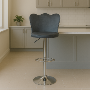 Sbabello in velluto grigio...